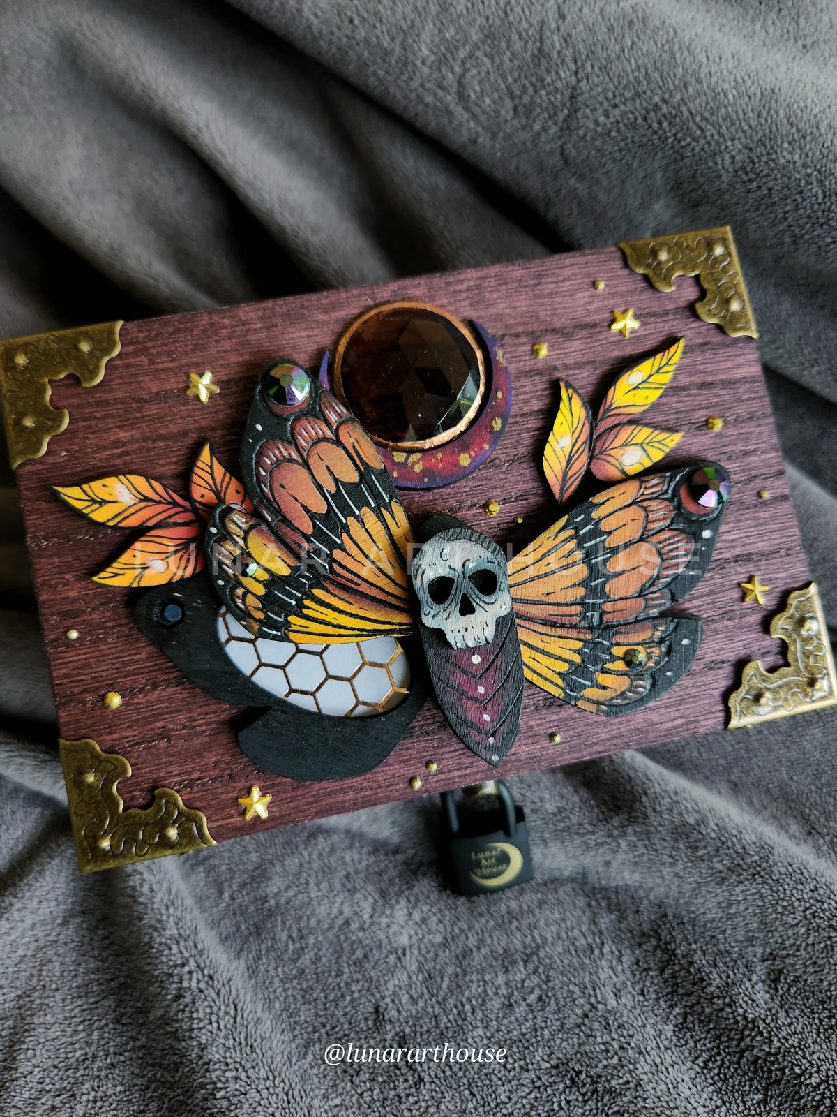 Mini Death Moth Hidden Key Box™