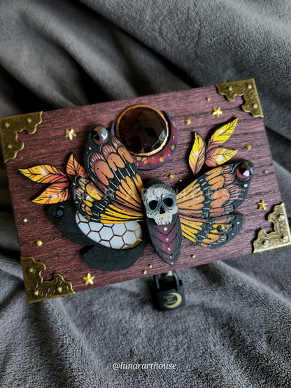 Mini Death Moth Hidden Key Box™