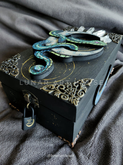Blue OG Snake and Moon Hidden Key Box™