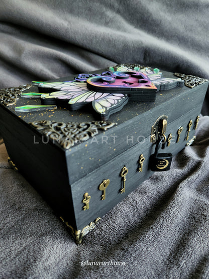 Rainbow Heart Lock OG Hidden Key Box™