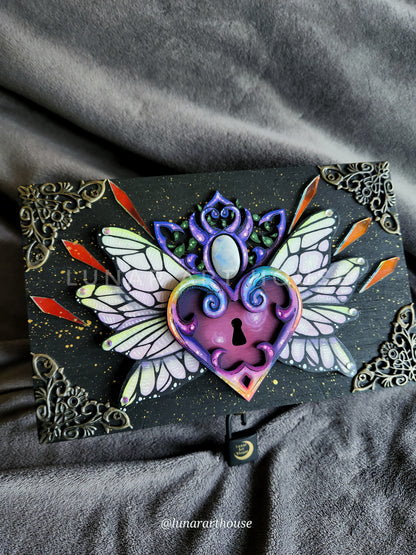 Rainbow Heart Lock OG Hidden Key Box™