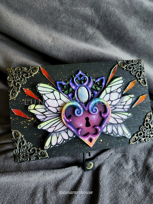 Rainbow Heart Lock OG Hidden Key Box™