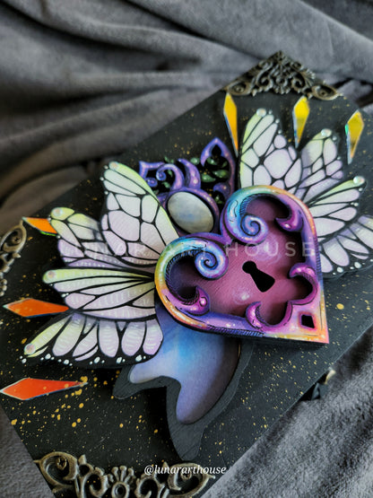 Rainbow Heart Lock OG Hidden Key Box™
