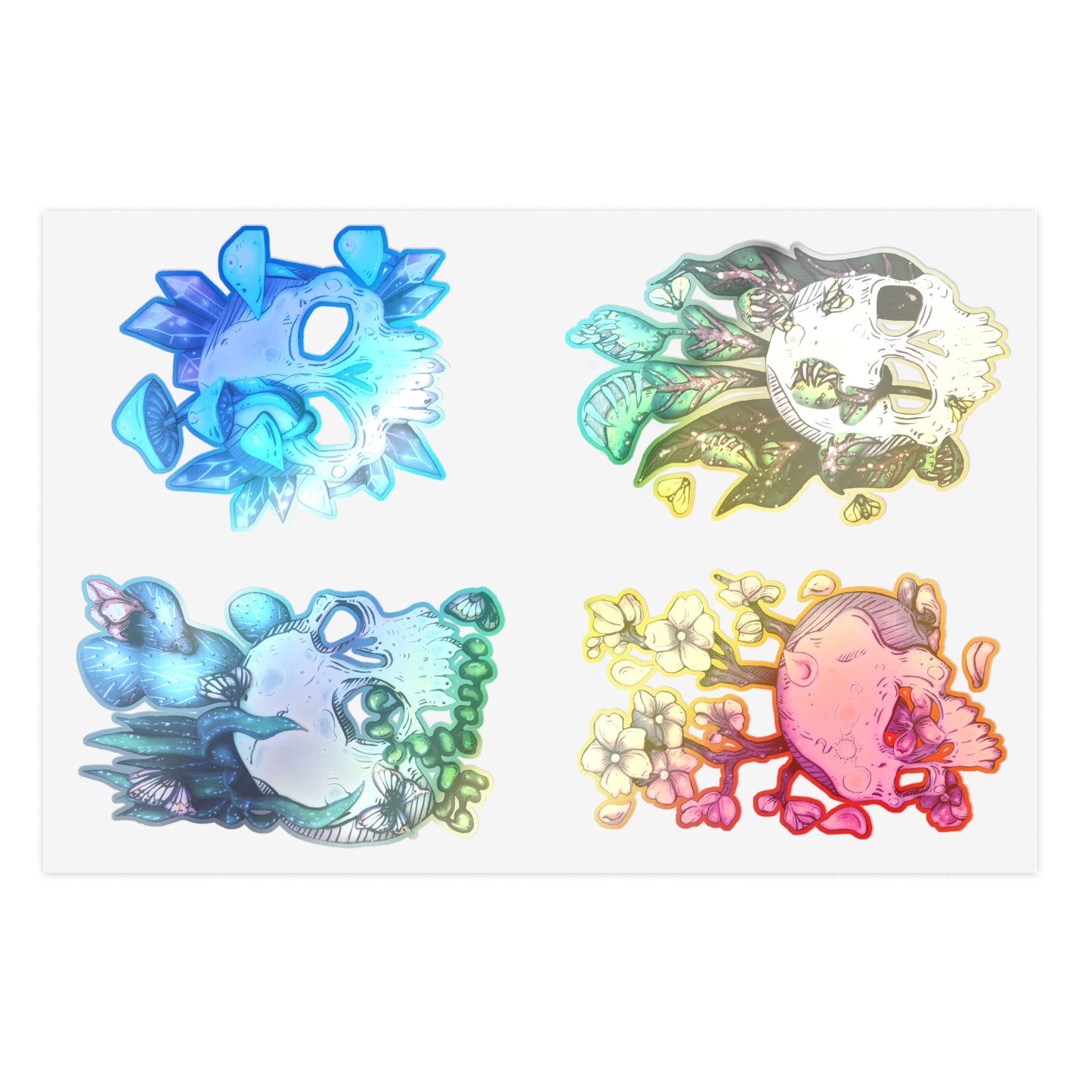 More Skulls Sticker Sheet