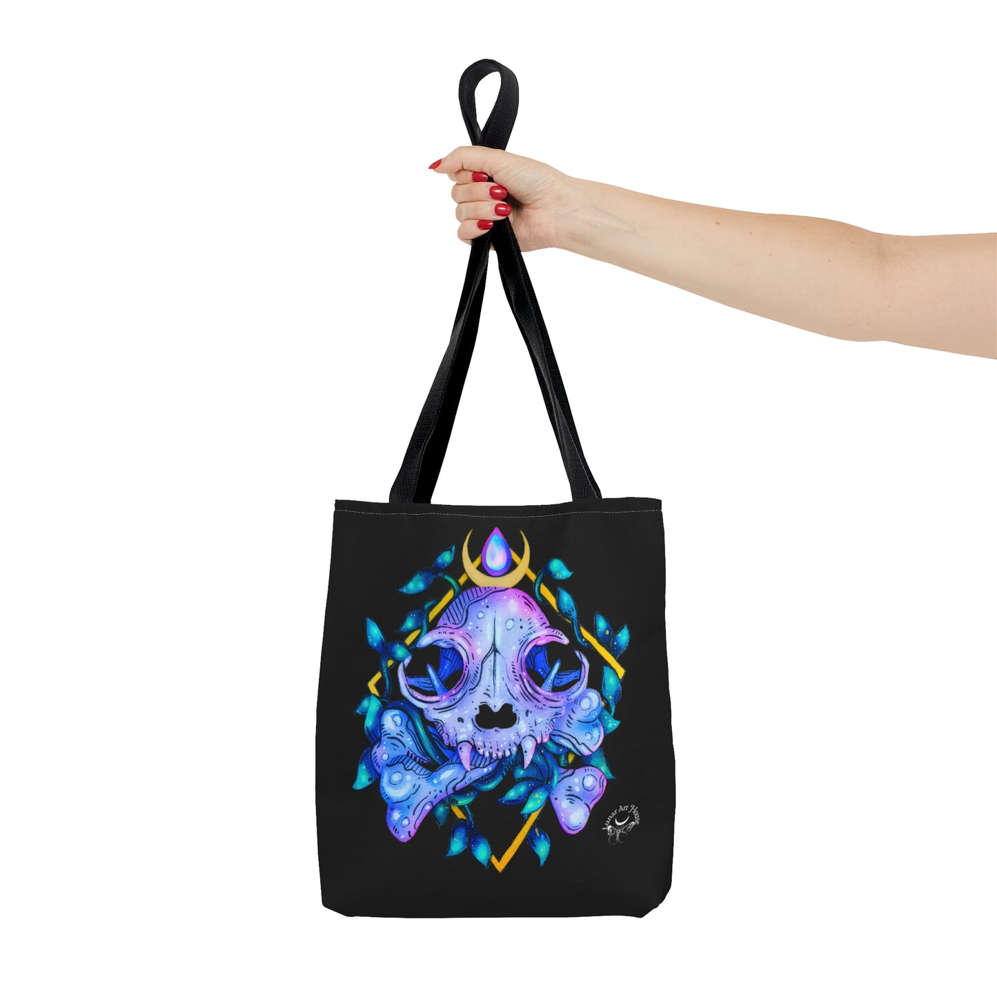 Cat Skull Tote Bag