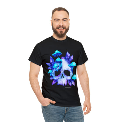 Crystal Mushroom Skull Tee