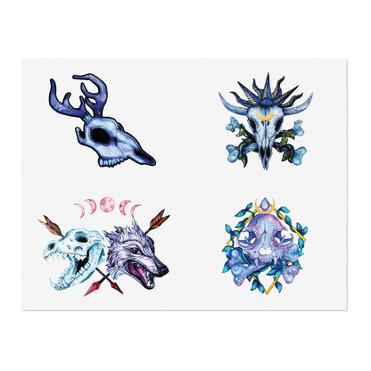 Animal Skulls Sticker Sheet