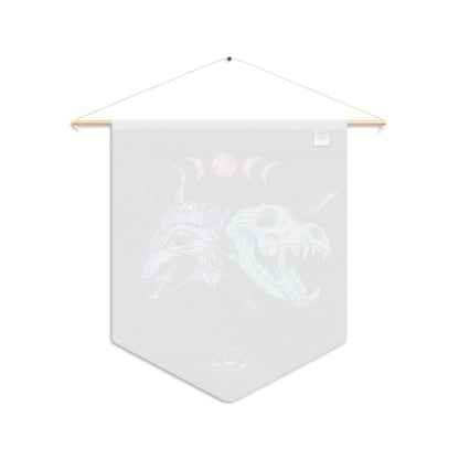 Blood Moon Wolf Pennant
