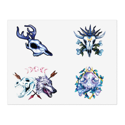 Animal Skulls Sticker Sheet