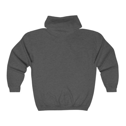 Skelly Hands and Heart Zip Up Sweatshirt