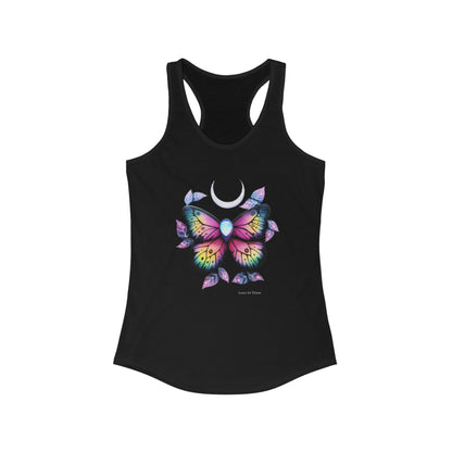 Rainbow Butterfly Racerback Tank