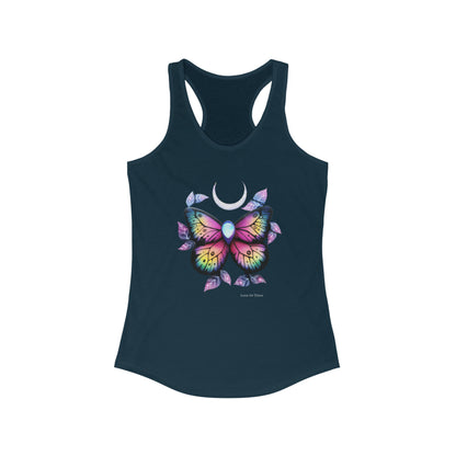 Rainbow Butterfly Racerback Tank