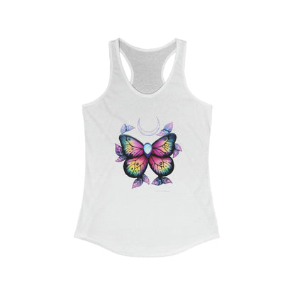 Rainbow Butterfly Racerback Tank