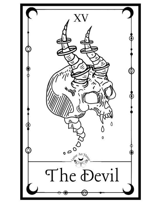 The Devil Coloring Page
