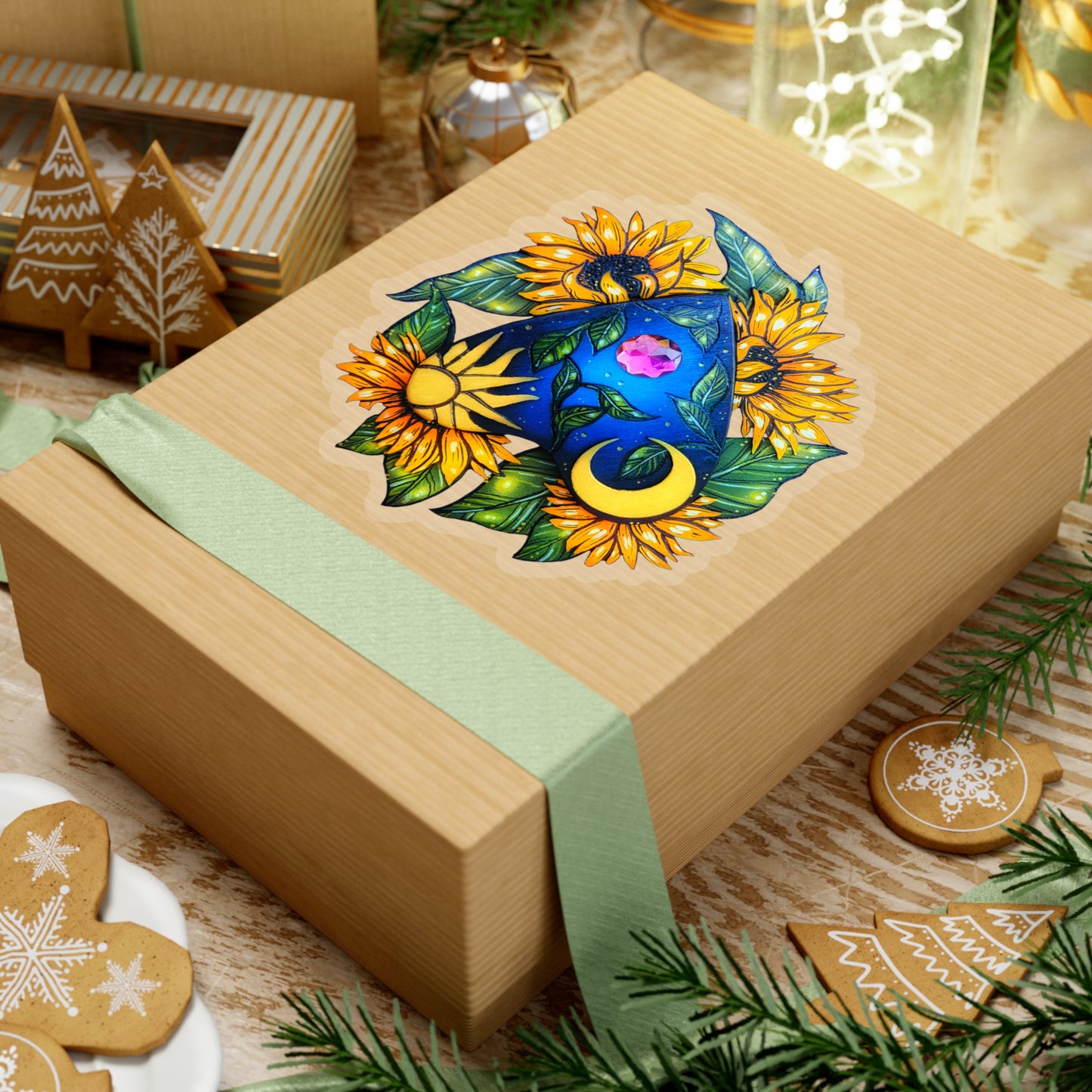 Sunflower Planchette Sticker