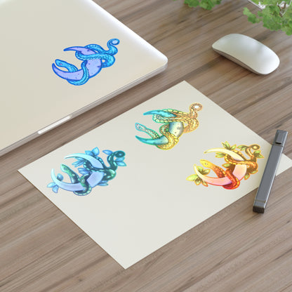 Snake and Moon Sticker Sheet