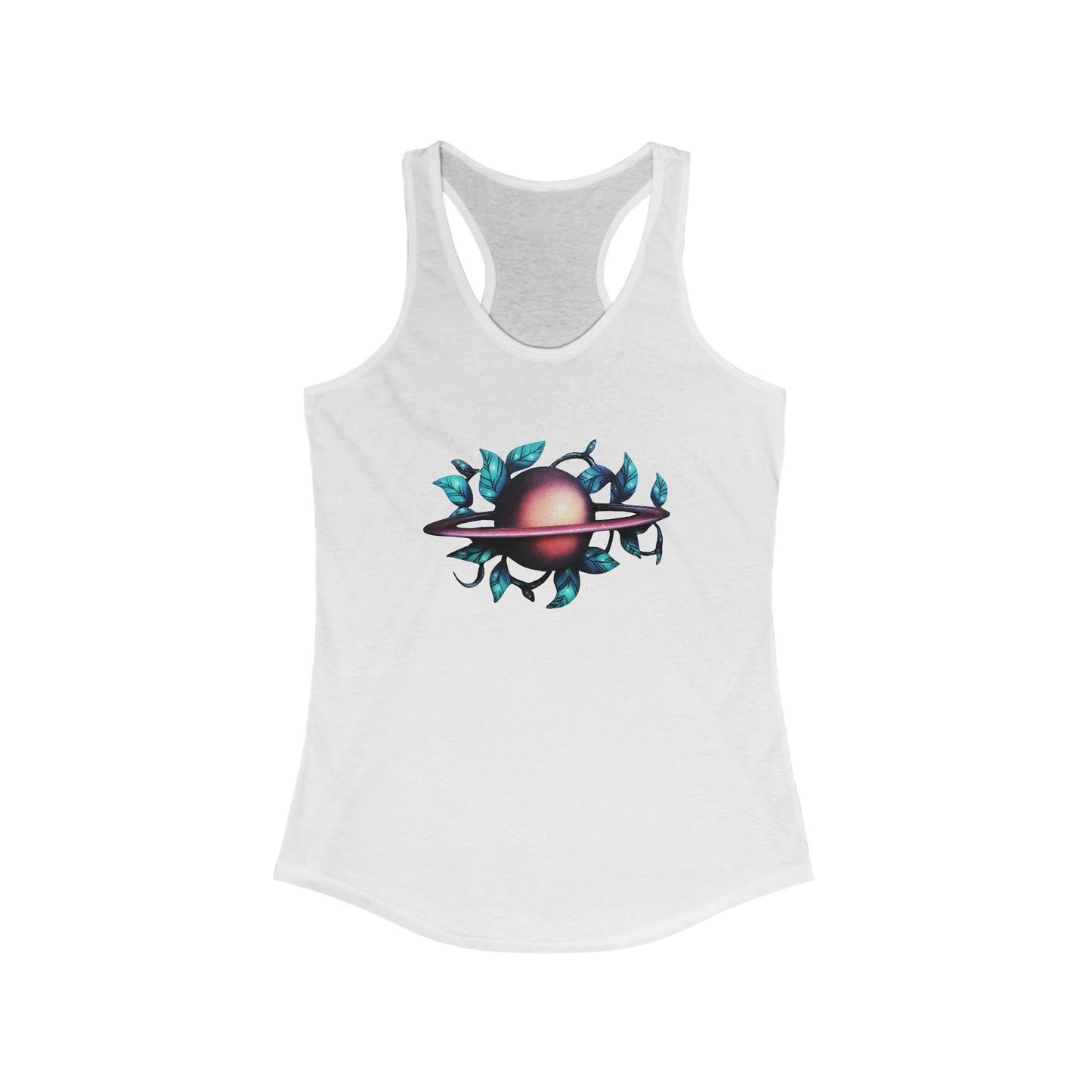 Leafy Planet Racerback Tank