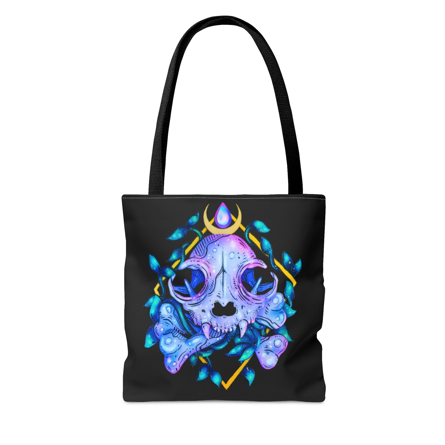 Cat Skull Tote Bag