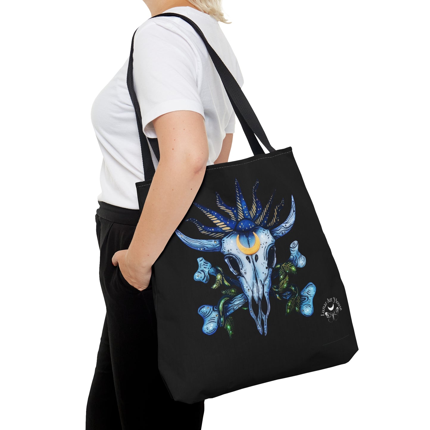 Cow Skull Tote Bag