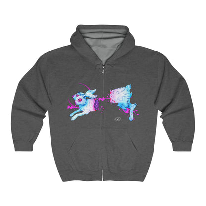 Jackalope Zip Up Sweatshirt