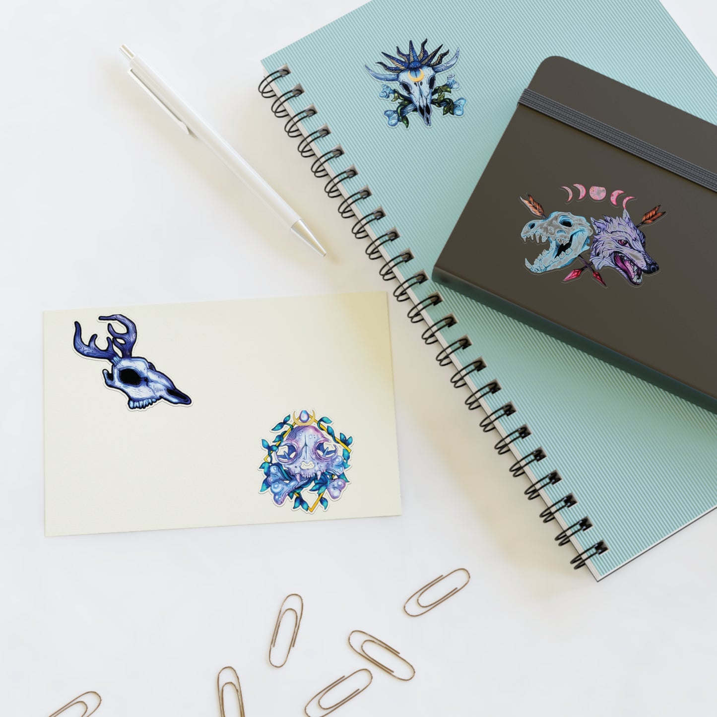 Animal Skulls Sticker Sheet