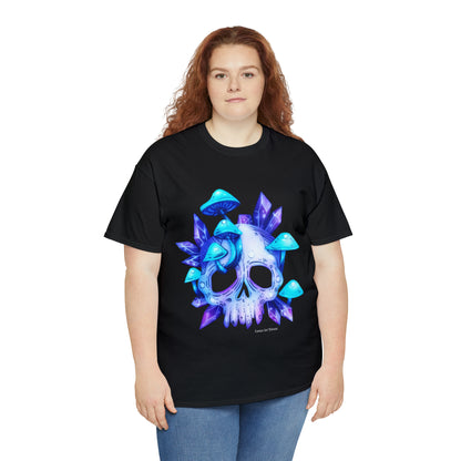 Crystal Mushroom Skull Tee