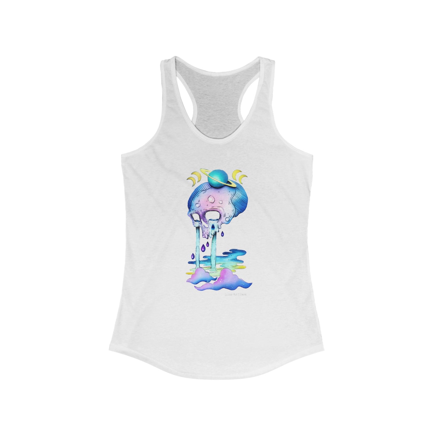 Sad Skull Racerback Tank