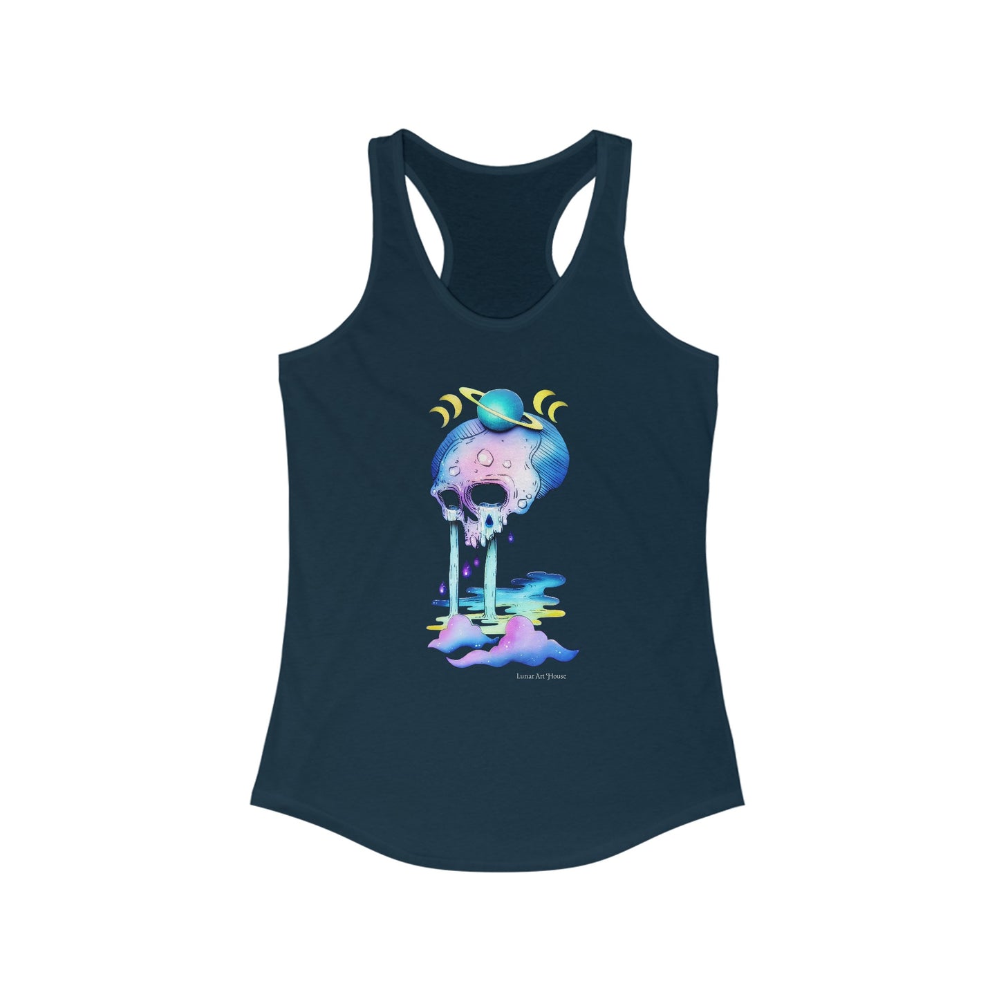Sad Skull Racerback Tank