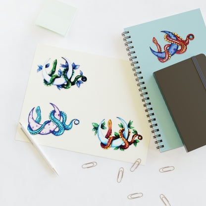 Snake and Moon Sticker Sheet
