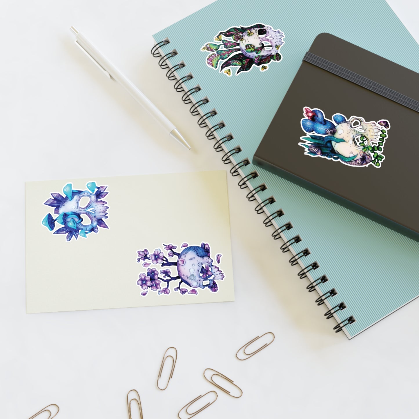 More Skulls Sticker Sheet