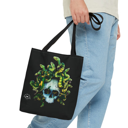 Medusa Skull Tote Bag