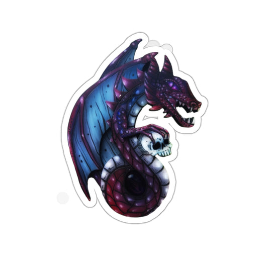Dragon with Skull Sticker
