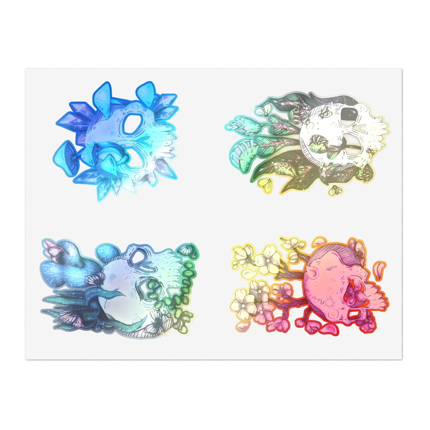 More Skulls Sticker Sheet