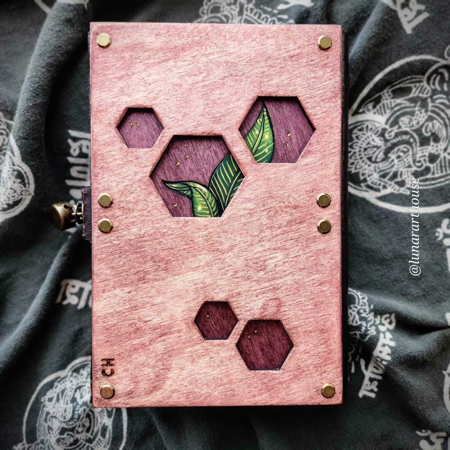 Sunflower Skull Hidden Key Journal Made to Order