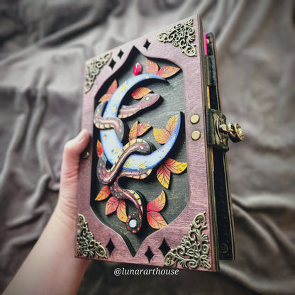 Autumn Snake Hidden Key Journal Made to Order
