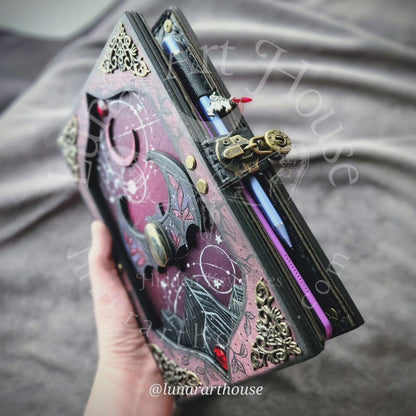 Bat Hidden Key Journal Made to Order