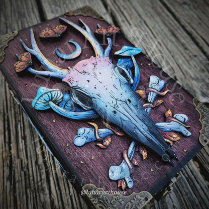 Deer Skull Hidden Key Box