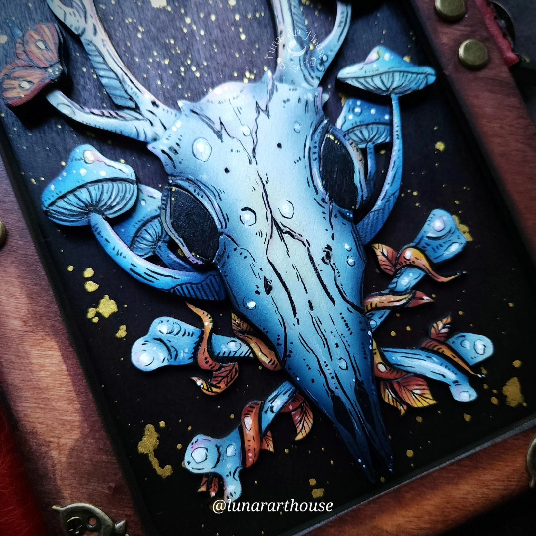 Deer Skull Hidden Key Journal