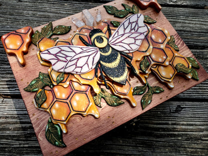 Bee Hidden Key Box Made to Order