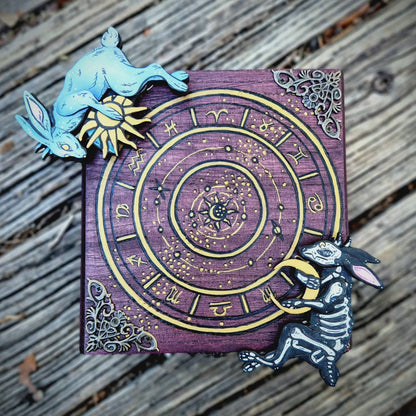 Zodiac Jackalope Hidden Key Box