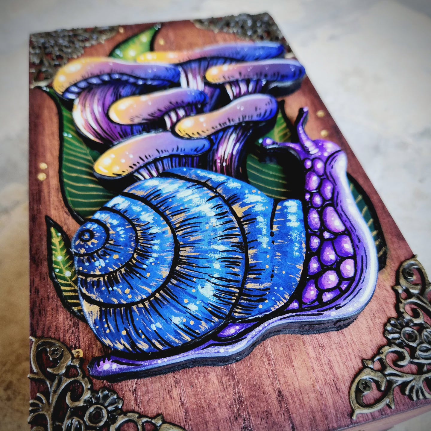 Snail and Mushie Hidden Key Box