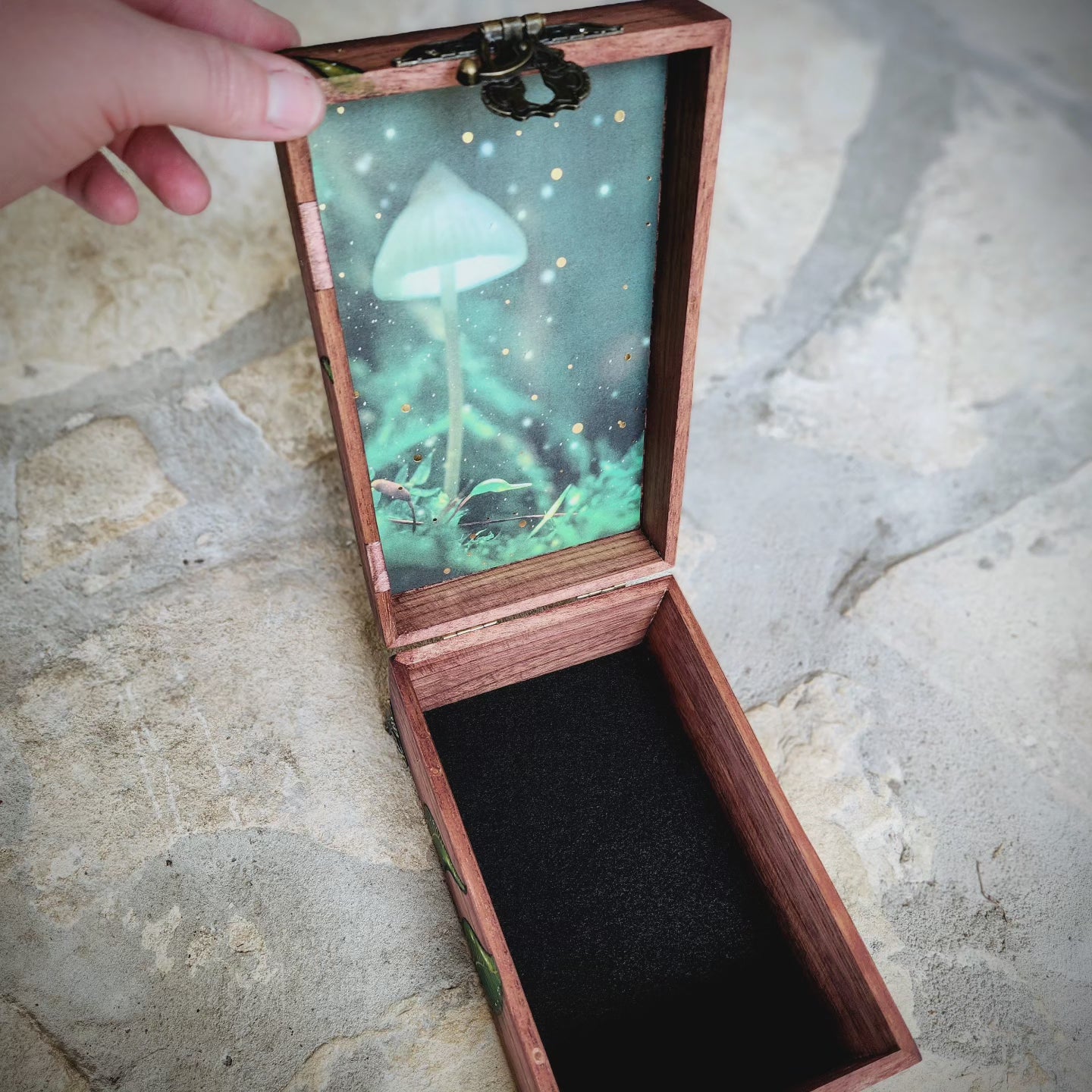 Snail and Mushie Hidden Key Box