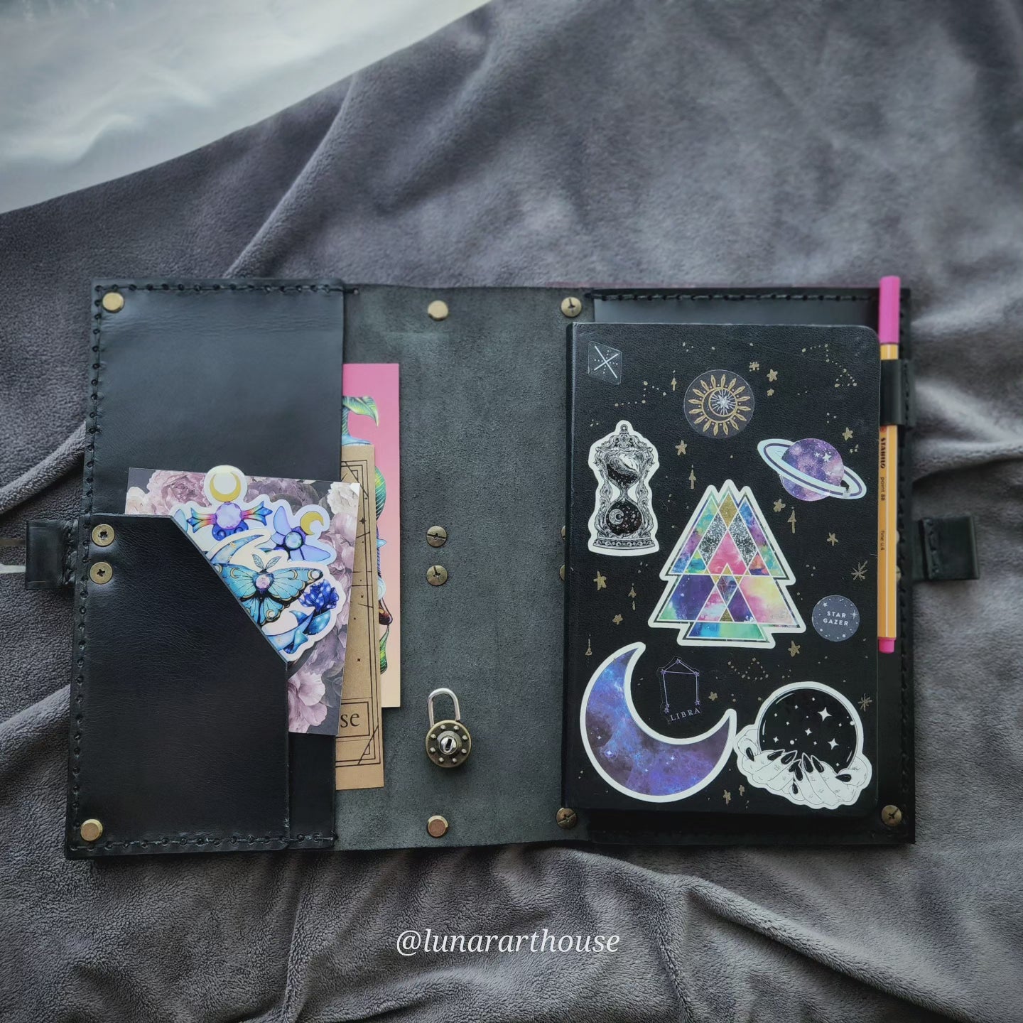 Bird Skull Hidden Key Journal Made to Order