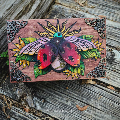 Ladybug Hidden Key Box