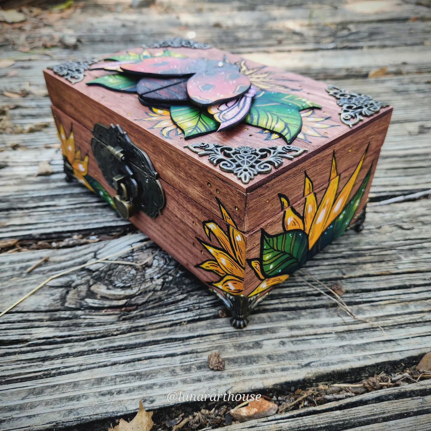 Ladybug Hidden Key Box