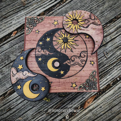 Yin Yang Hidden Key Box