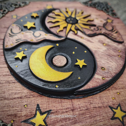 Yin Yang Hidden Key Box