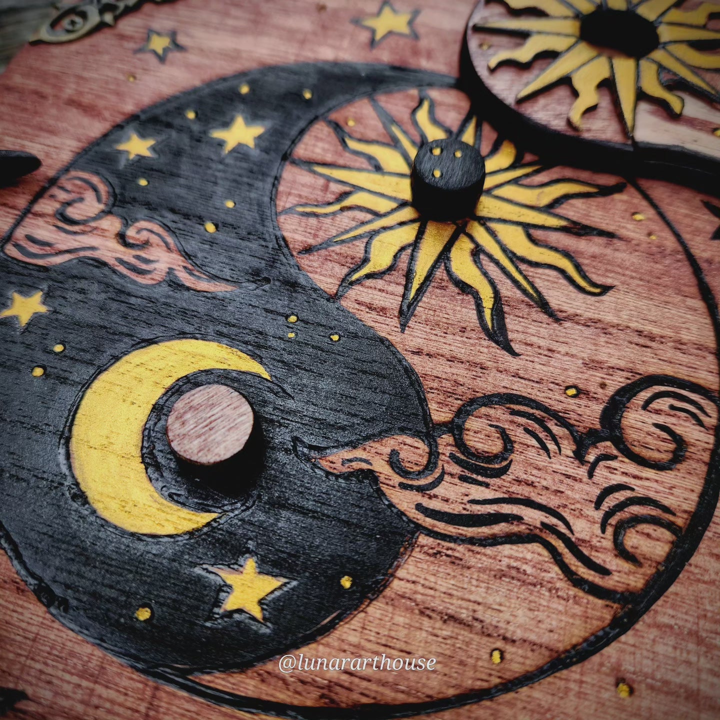 Yin Yang Hidden Key Box