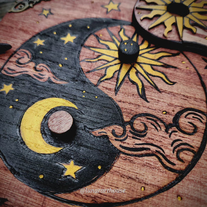Yin Yang Hidden Key Box
