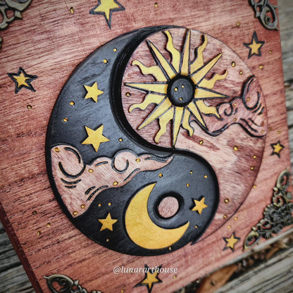 Yin Yang Hidden Key Box